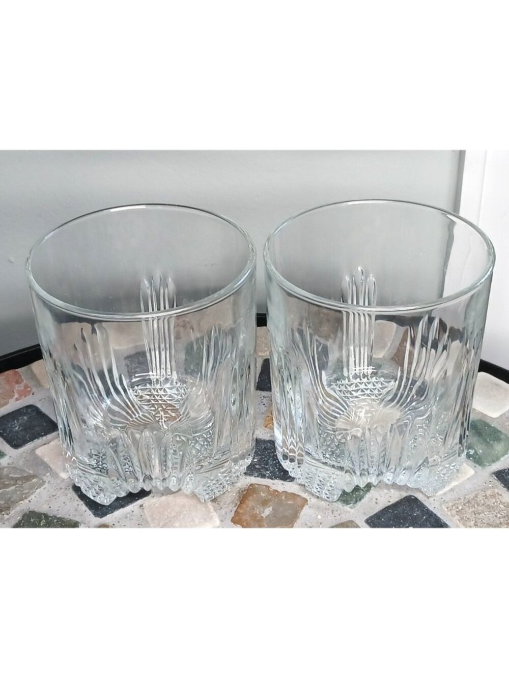 Bormioli Rocco Selecta Italy Old Fashioned Whiskey Lowball Glasses Set Of 2